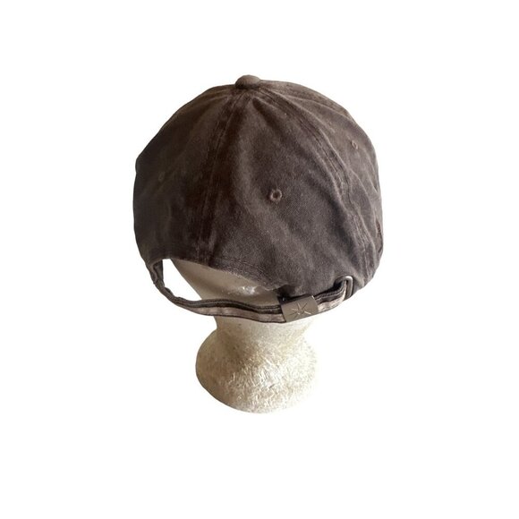 Embroidered Key West Florida Rooster Brown Cap ETO Apparel Adjustable Strap - Picture 3 of 6